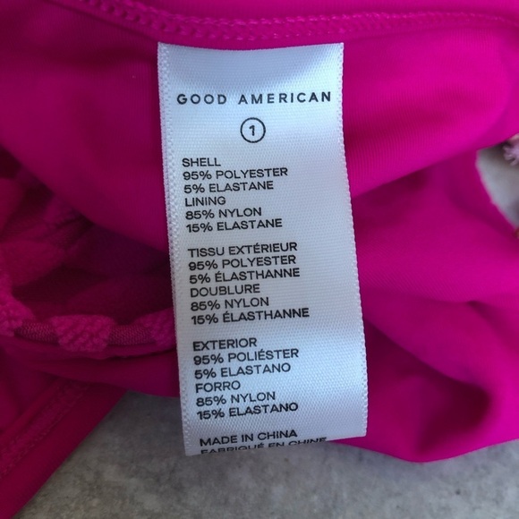 Good American Hawaiian Pink Bikini Bottom Small - Picture 3 of 6